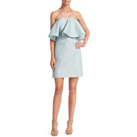 Halston Heritage Dresses & Skirts - NWT Halston Heritage Strapless Flounce Dress